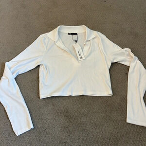 Long sleeve polo shirt